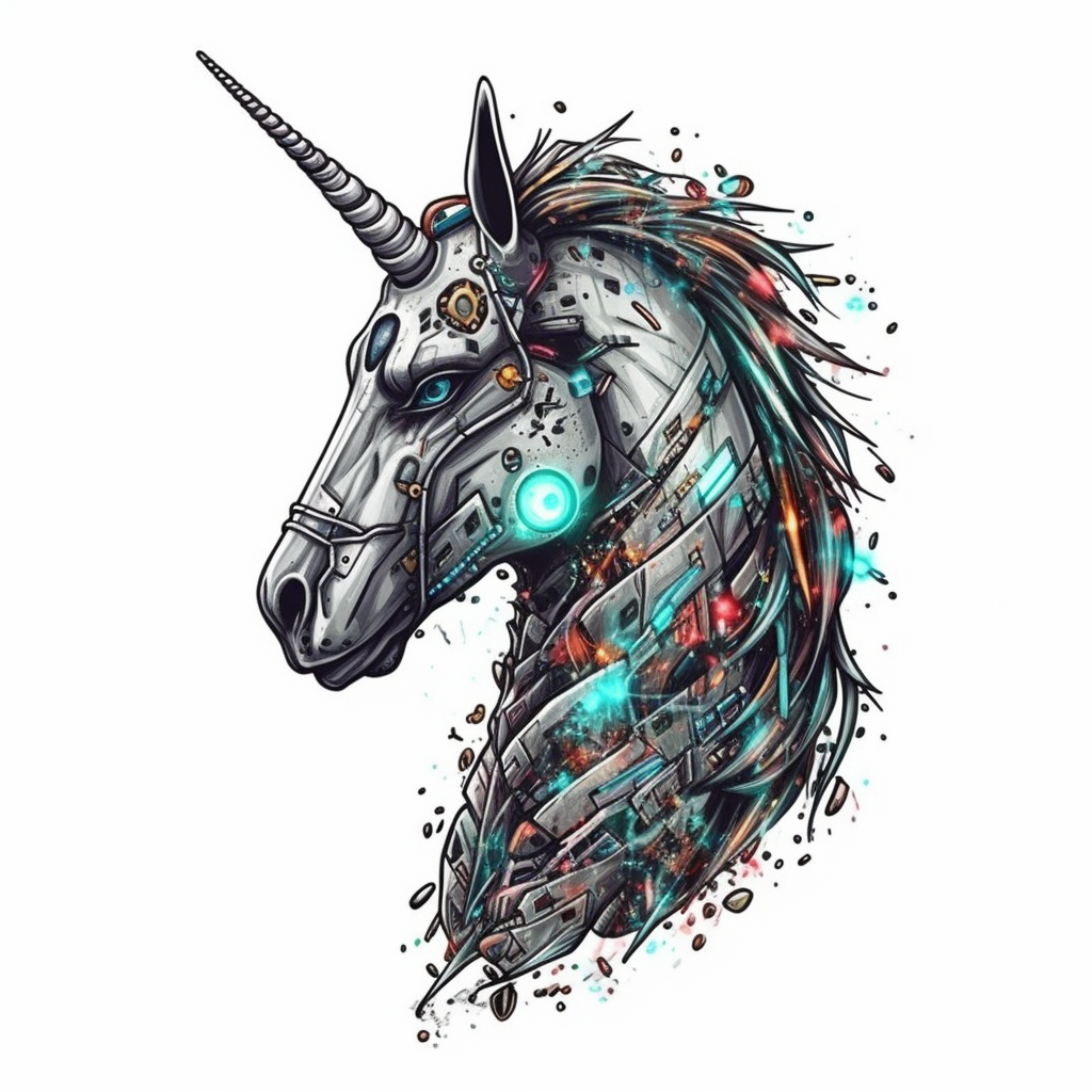 Unicorn Vinyl Decal Sticker for Car, Laptop, Tumbler and more # 00854