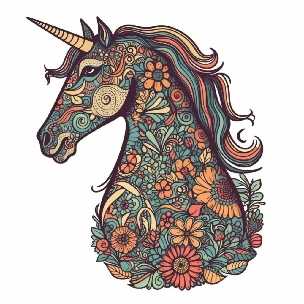 Unicorn Vinyl Decal Sticker for Car, Laptop, Tumbler and more # 006858