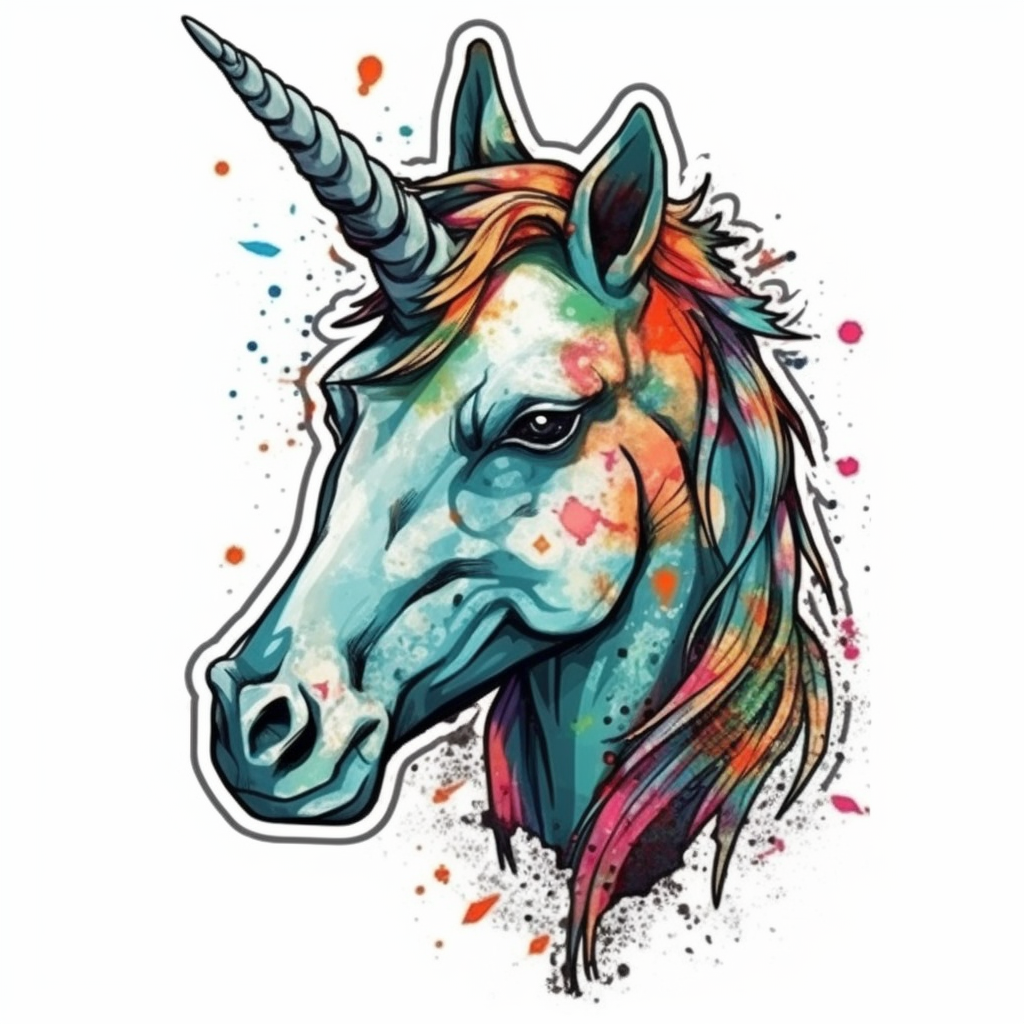 Unicorn Vinyl Decal Sticker for Car, Laptop, Tumbler and more # 006865
