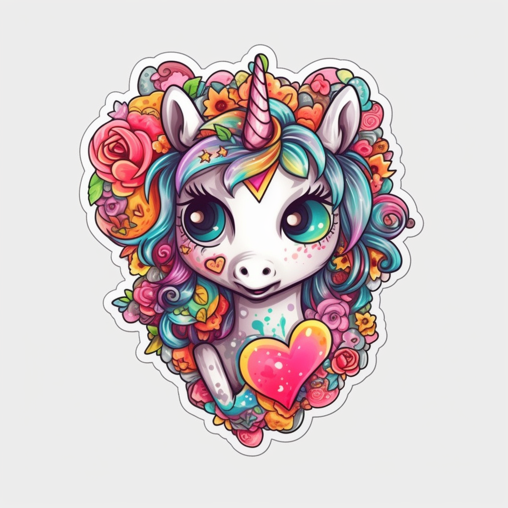 Unicorn Vinyl Decal Sticker for Car, Laptop, Tumbler and more # 006866