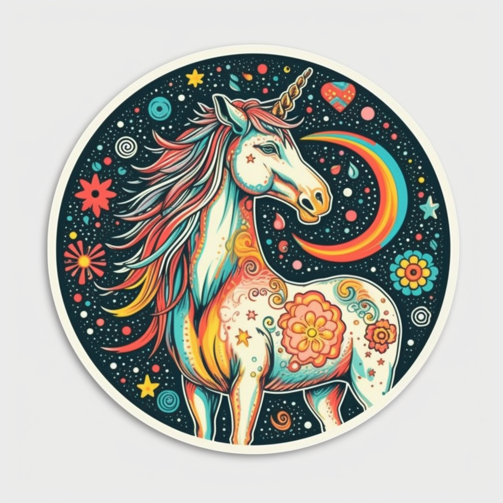 Unicorn Vinyl Decal Sticker for Car, Laptop, Tumbler and more # 006877
