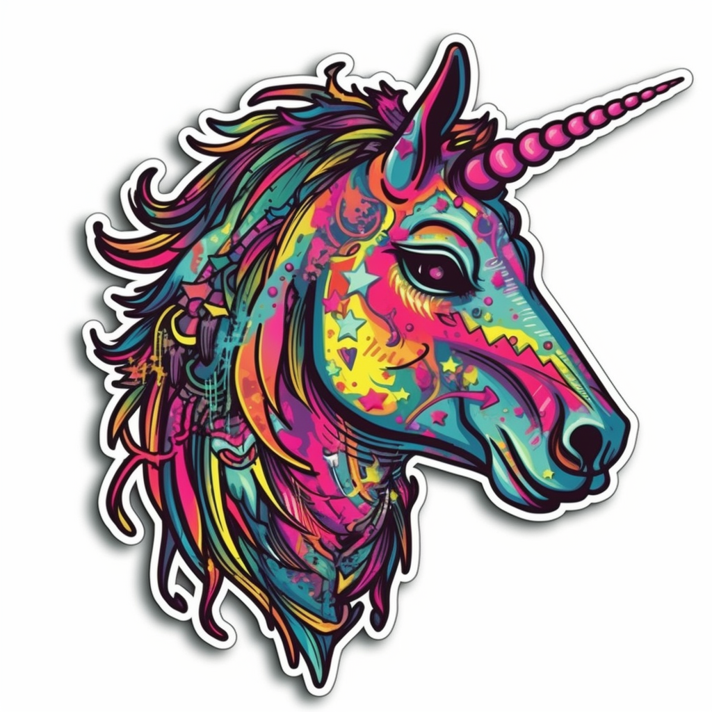 Unicorn Vinyl Decal Sticker for Car, Laptop, Tumbler and more # 006892