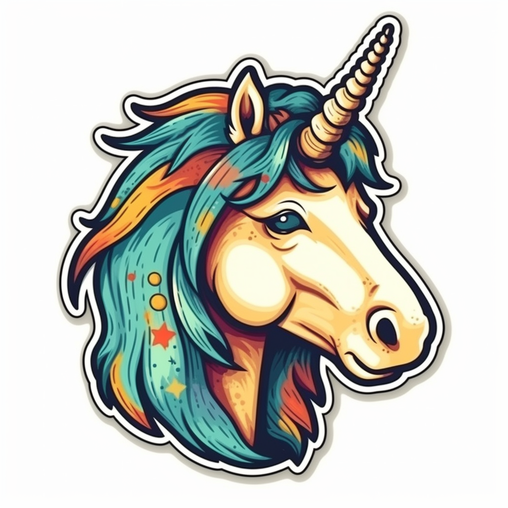 Unicorn Vinyl Decal Sticker for Car, Laptop, Tumbler and more # 00901