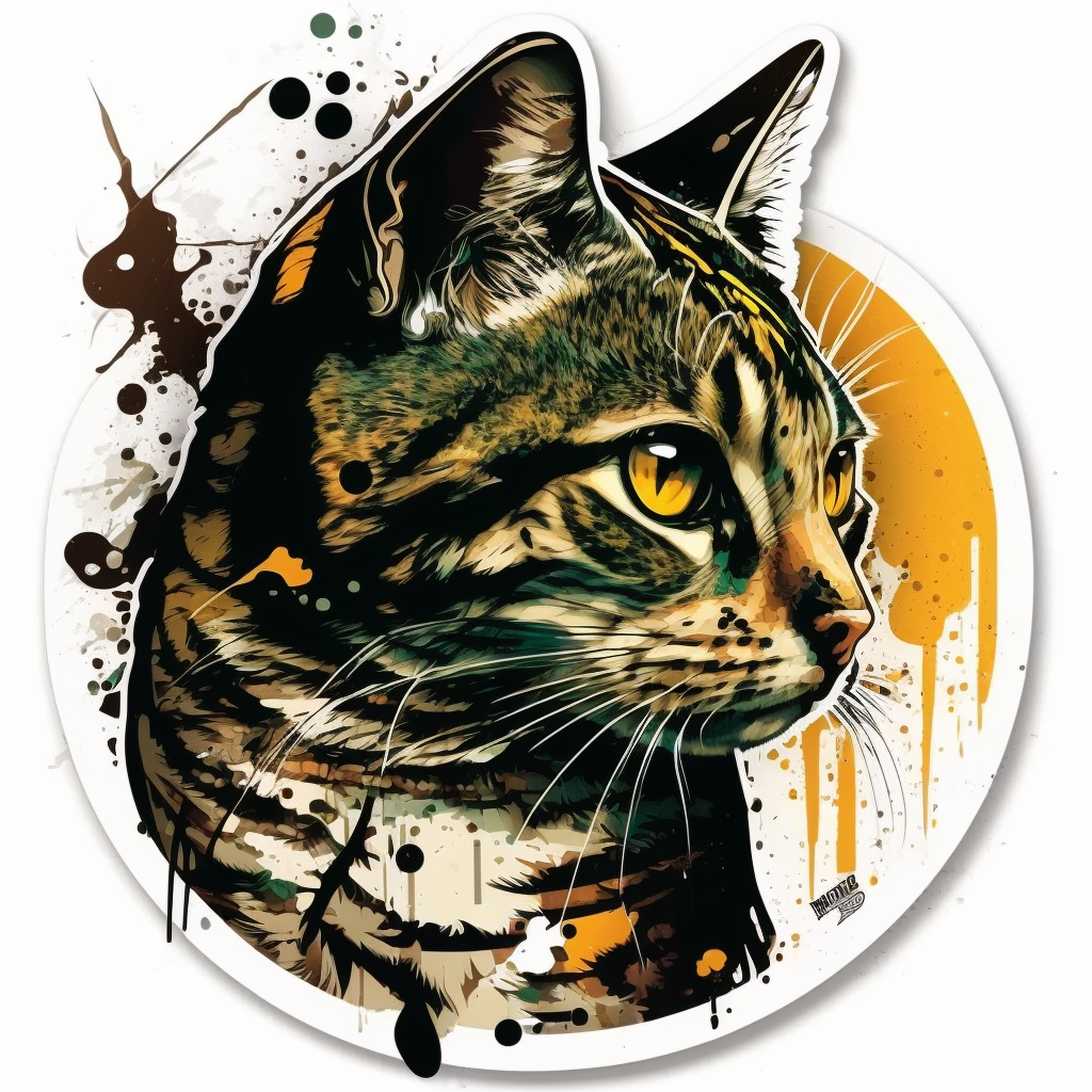 Bengal Cat Vinyl Decal Sticker for Car, Laptop, Tumbler and more # 1811