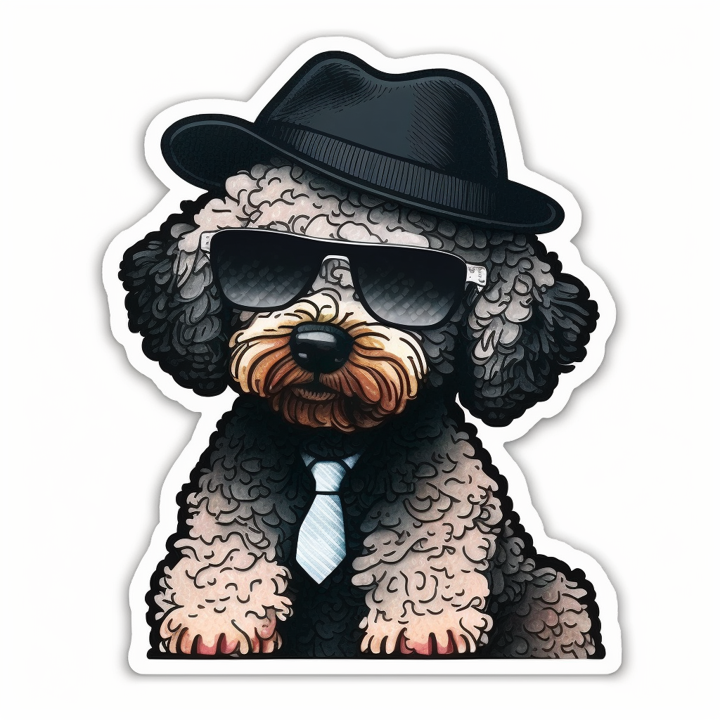 Poodle Dog Vinyl Decal Sticker for Car, Laptop, Tumbler and more # 002638