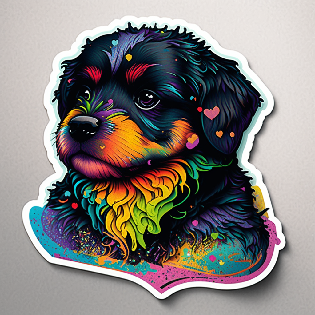 Rottweiler Dog Vinyl Decal Sticker for Car, Laptop, Tumbler and more # 002652