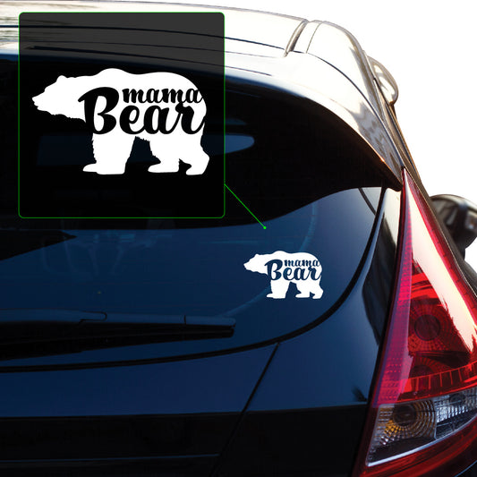 Mama Bear Transfer Vinyl Decal Sticker for Car, Laptop, Tumbler and more # 0011342-4" x 4"