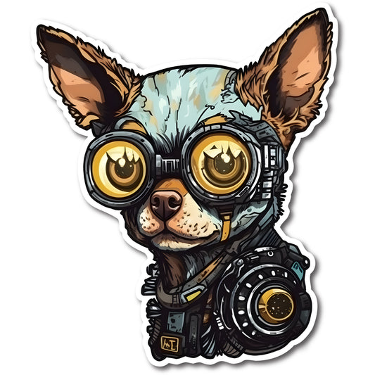 Chihuahua Dog Vinyl Decal Sticker for Car, Laptop, Tumbler and more # 003656