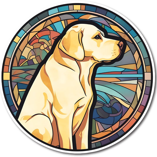 Labrador Retriever Dog Vinyl Decal Sticker for Car, Laptop, Tumbler and more # 004010