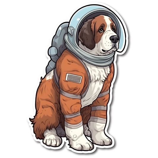 Saint Bernard Dog Vinyl Decal Sticker for Car, Laptop, Tumbler and more # 004064