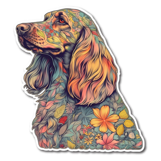 Cocker Spaniel Dog Vinyl Decal Sticker for Car, Laptop, Tumbler and more # 004126