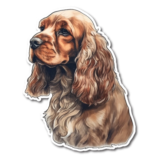 Cocker Spaniel Dog Vinyl Decal Sticker for Car, Laptop, Tumbler and more # 004147