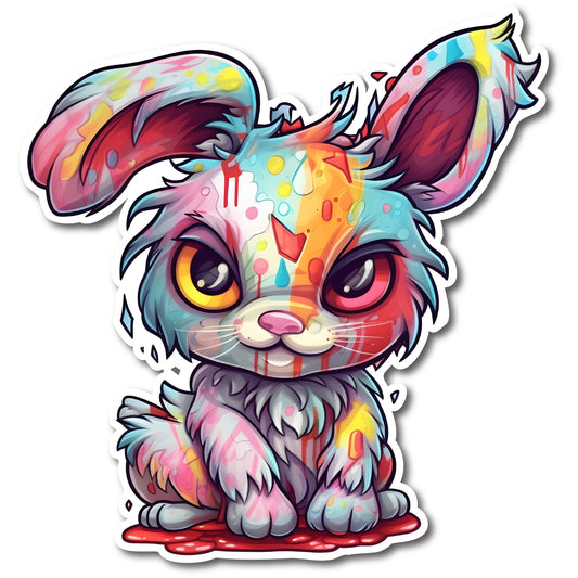 Bunny Rabbit Vinyl Decal Sticker for Car, Laptop, Tumbler and more # 004298