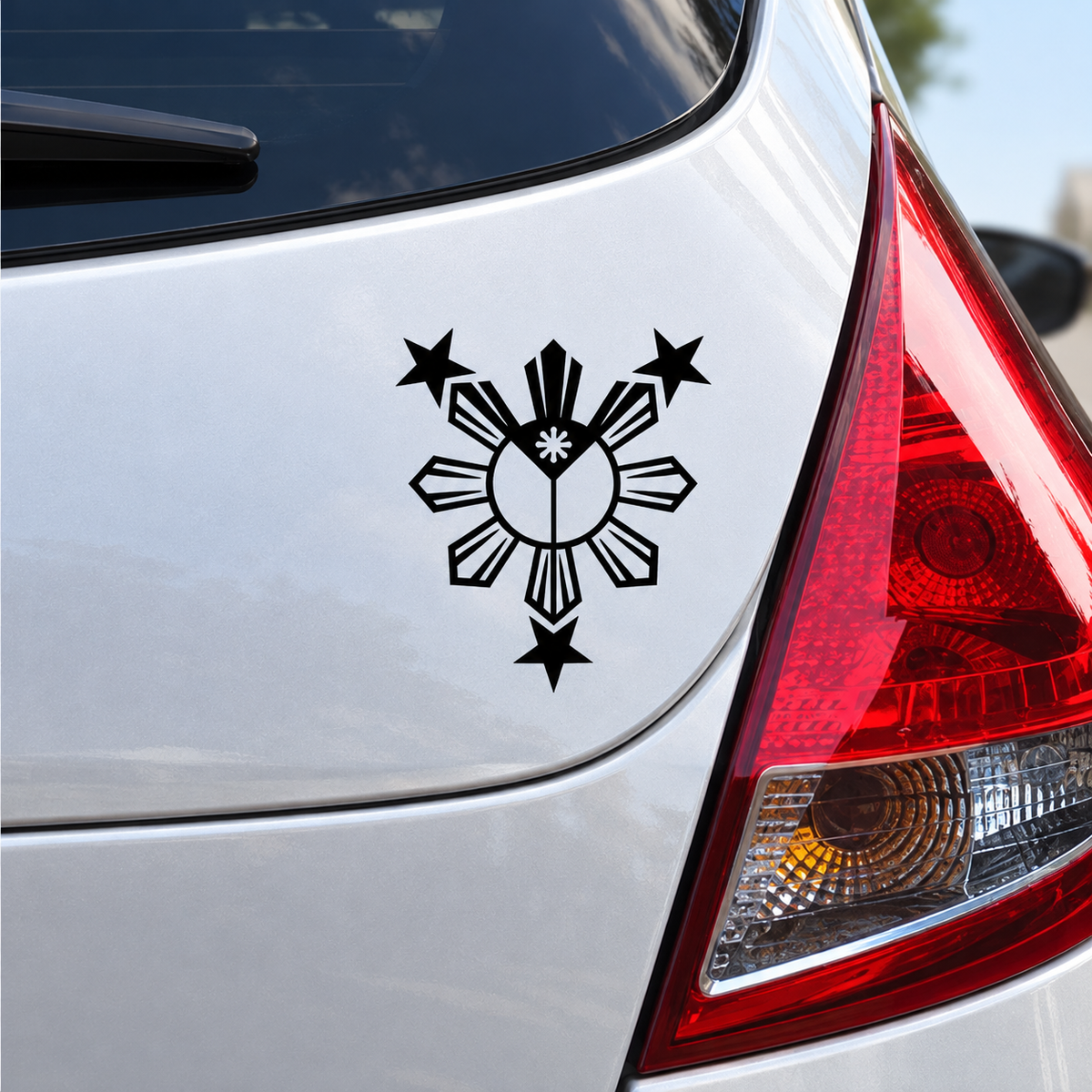 Black Philippine Filipino Pinoy Pinay transfer decal mockup