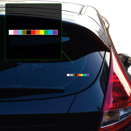equality bar flag Vinyl Decal Sticker for Car, Laptop, Tumbler and more # 1595