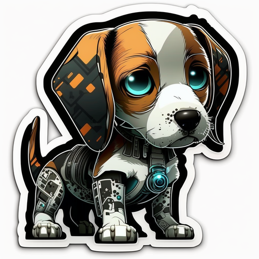 Beagle Dog Vinyl Decal Sticker for Car, Laptop, Tumbler and more # 002768