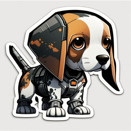 Beagle Dog Vinyl Decal Sticker for Car, Laptop, Tumbler and more # 002603
