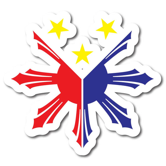 Philippine Flag Decal Filipino Sticker Pinoy Pinay  Vinyl Decal Sticker for Car, Laptop, Tumbler and more # 958