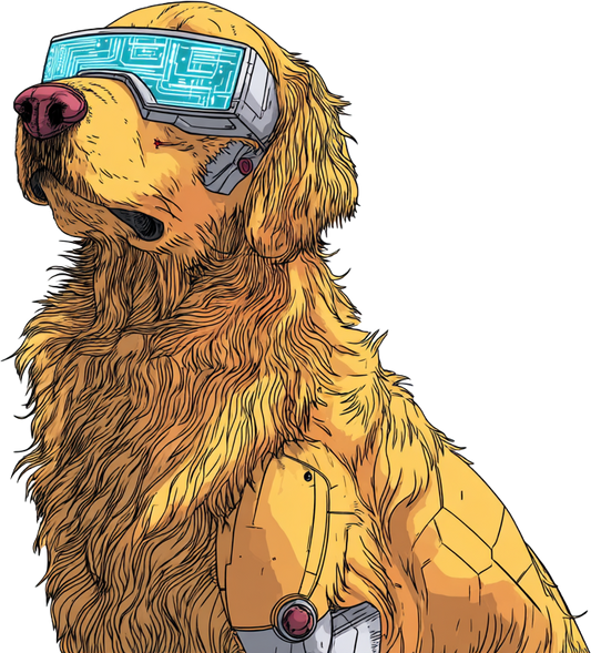 Golden Retriever Peel and Stick Vinyl Sticker #F0431