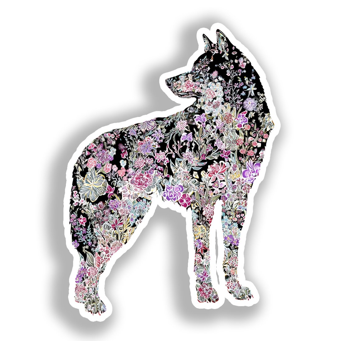 Wolf   Vinyl Decal Sticker for Car, Laptop, Tumbler and more # A018383-4" x 4"