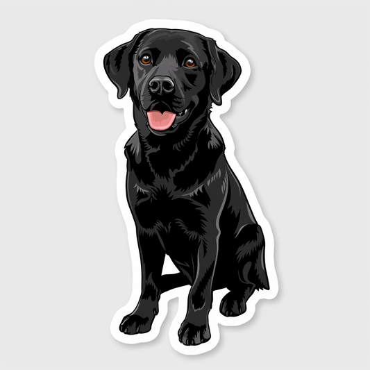Labrador Retriever Dog Vinyl Decal Sticker for Car, Laptop, Tumbler and more # F07738