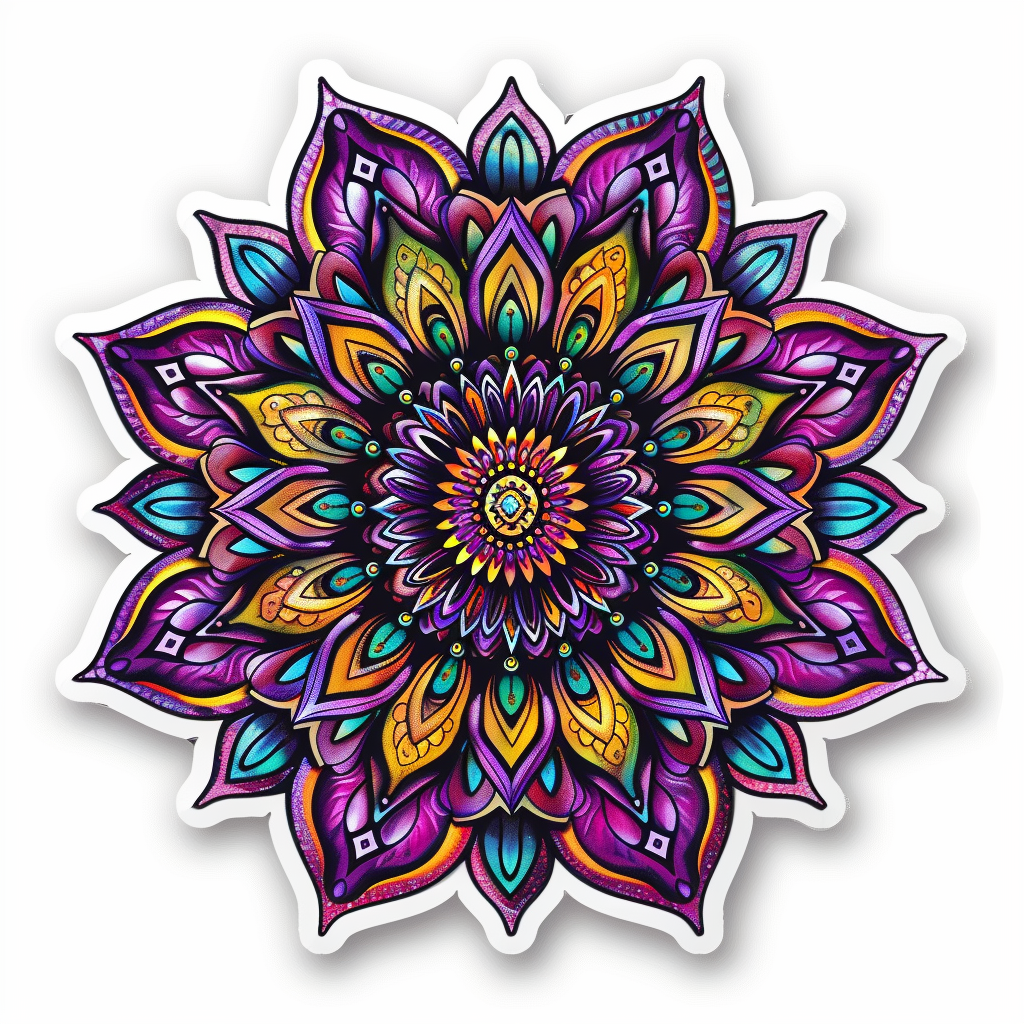 Mandala Vinyl Decal Sticker for Car, Laptop, Tumbler and more # F08183