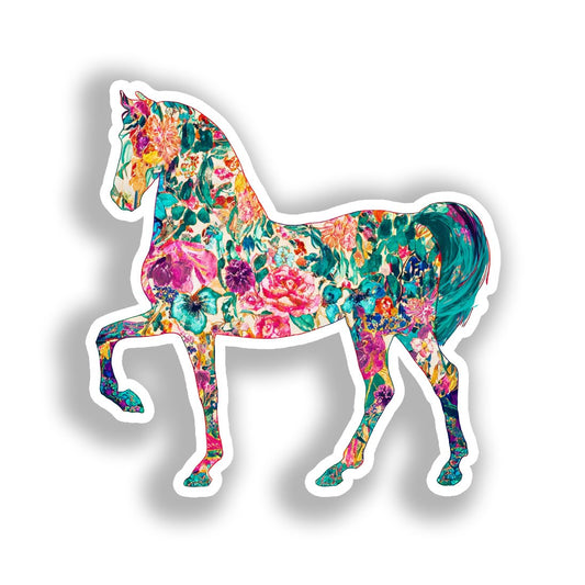 Horse Vinyl Decal Sticker for Car, Laptop, Tumbler and more # A018510-4" x 4"