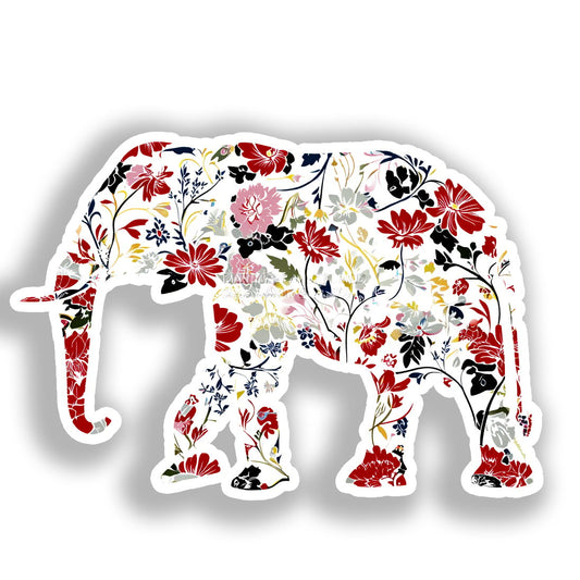 Elephant Vinyl Decal Sticker for Car, Laptop, Tumbler and more # A018552-4" x 4"
