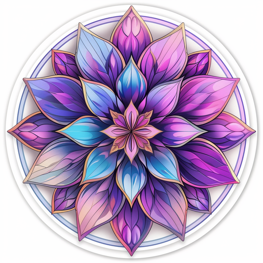 Mandala Vinyl Decal Sticker for Car, Laptop, Tumbler and more # F08062