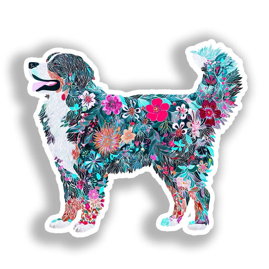 Bernese Mountain Dog Vinyl Decal Sticker for Car, Laptop, Tumbler and more # A018623-4" x 4"