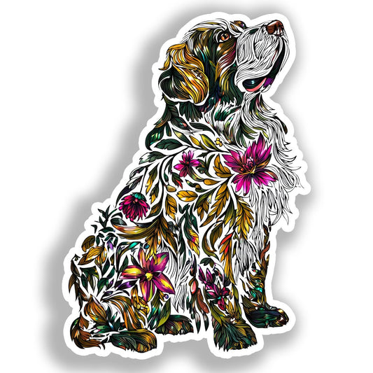 Large Breed Dog Vinyl Decal Sticker for Car, Laptop, Tumbler and more # A019419-4" x 4"
