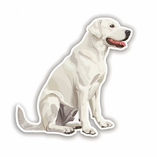 Labrador Retriever Dog Vinyl Decal Sticker for Car, Laptop, Tumbler and more # F07346