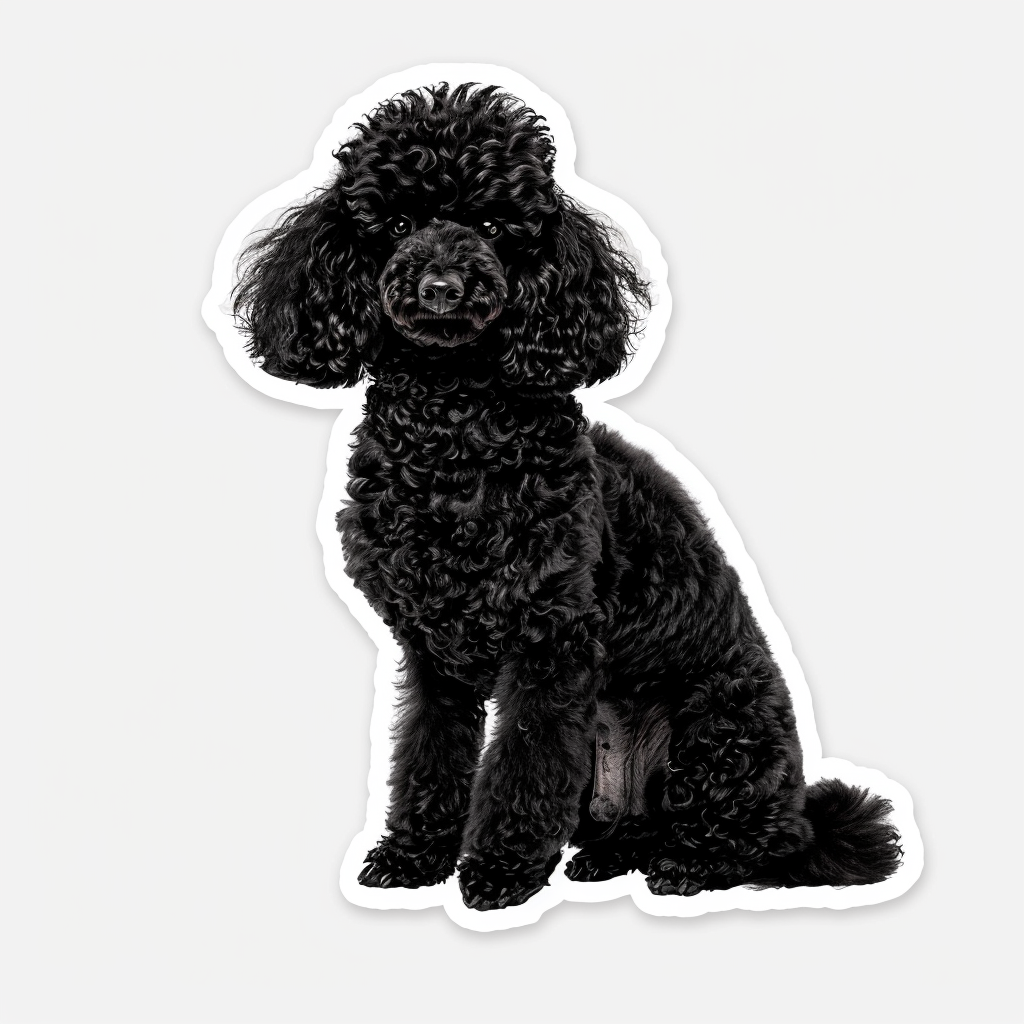 Poodle Dog Vinyl Decal Sticker for Car, Laptop, Tumbler and more # F07710