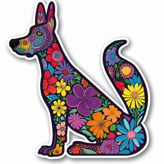 Great Dane Dog Expressive surreal Vinyl Decal Sticker for Car, Laptop, Tumbler and more # F022875