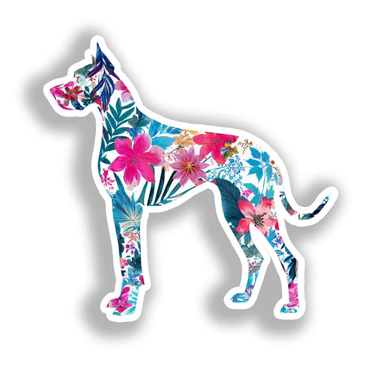 Great Dane Dog Vinyl Decal Sticker for Car, Laptop, Tumbler and more # A019522-4" x 4"
