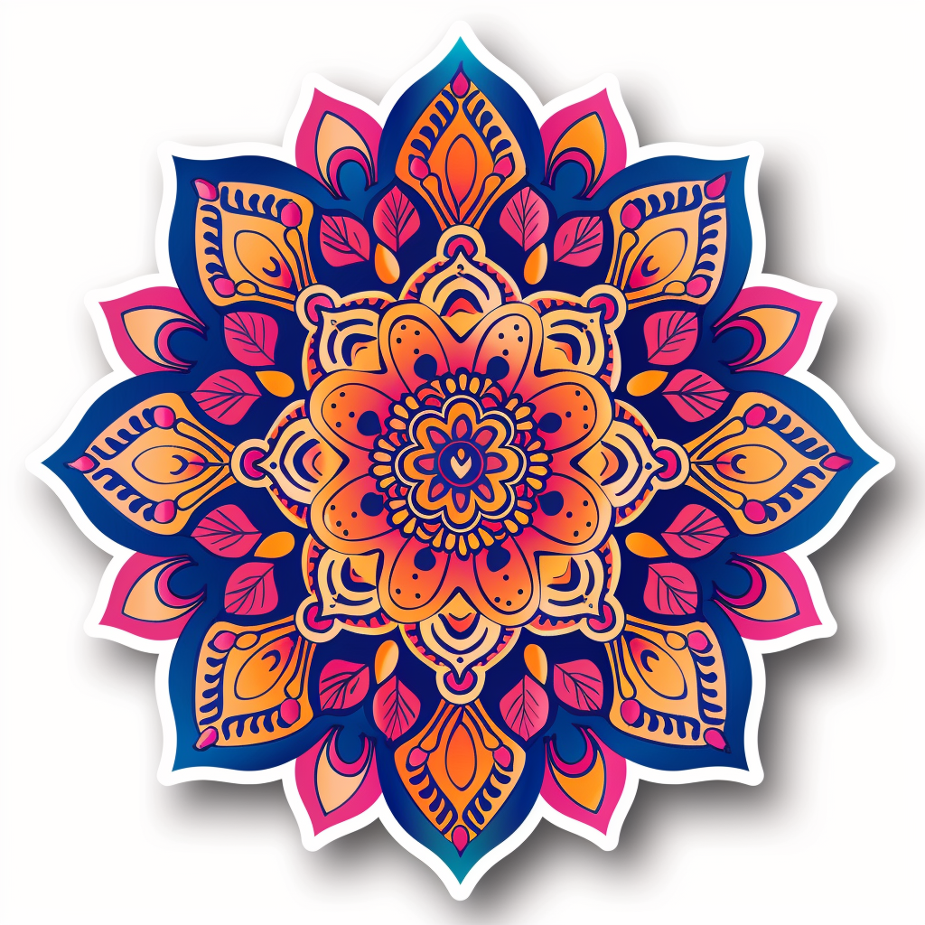 Mandala Vinyl Decal Sticker for Car, Laptop, Tumbler and more # F08158