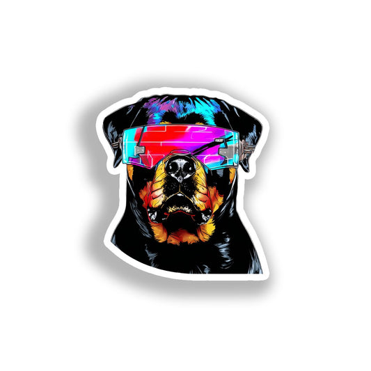 Rottweiler Dog Vinyl Decal Sticker for Car, Laptop, Tumbler and more # A018352-4" x 4"