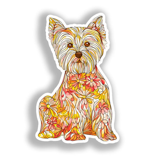 Pomeranian Dog Vinyl Decal Sticker for Car, Laptop, Tumbler and more # A017275-4" x 4"