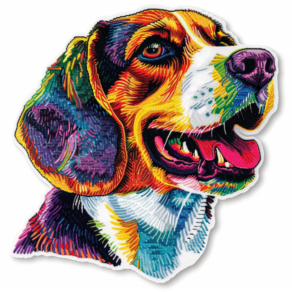 Beagle dog Vinyl Decal Sticker for Car, Laptop, Tumbler and more # F012084
