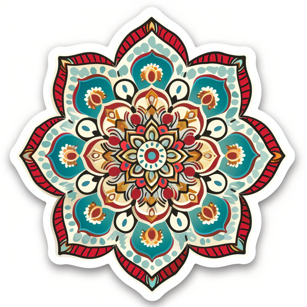 Mandala Vinyl Decal Sticker for Car, Laptop, Tumbler and more # F08218