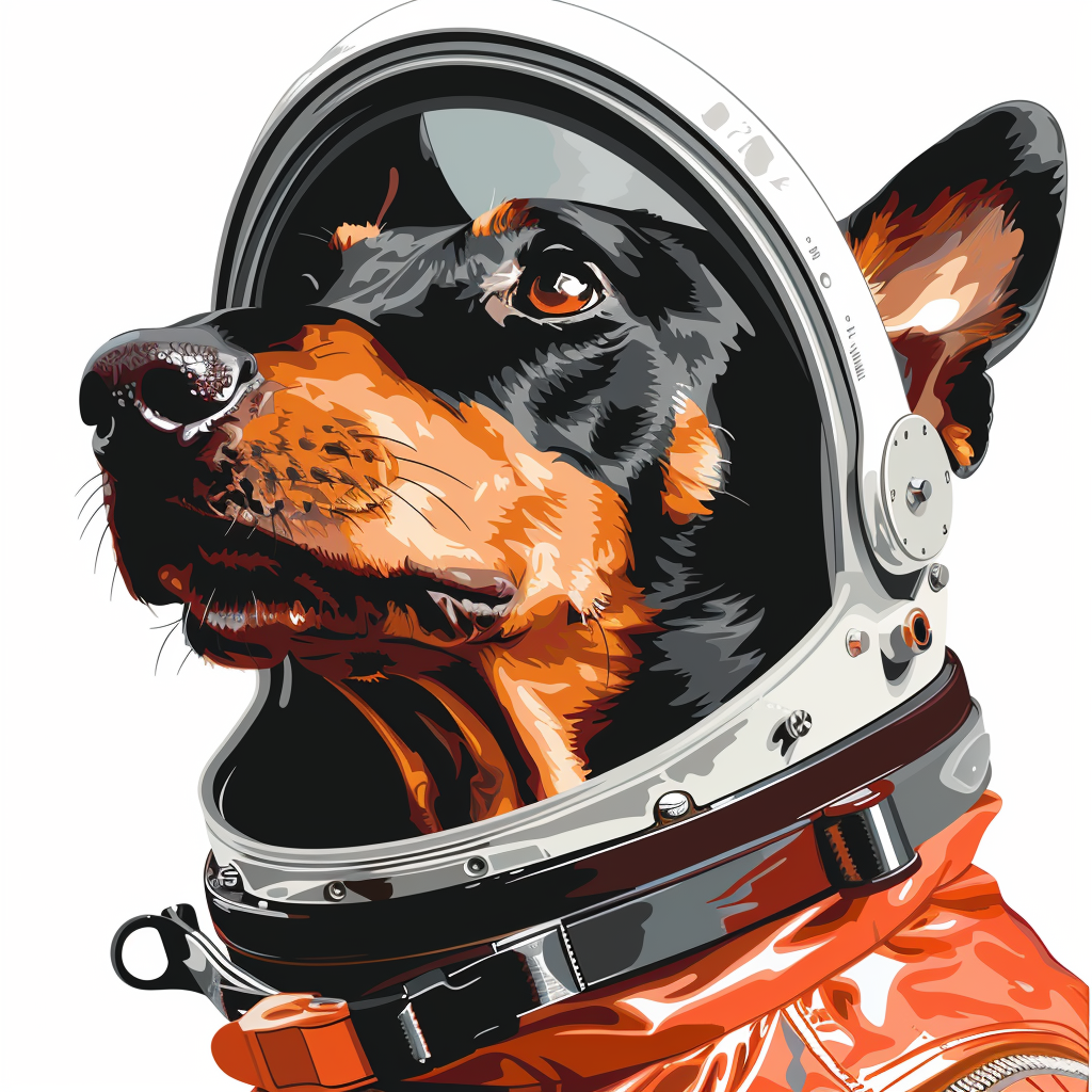 Sticker of a Cute and Adorable Doberman Pinscher Expressive surreal Vinyl Decal Sticker for Car, Laptop, Tumbler and more # F019285