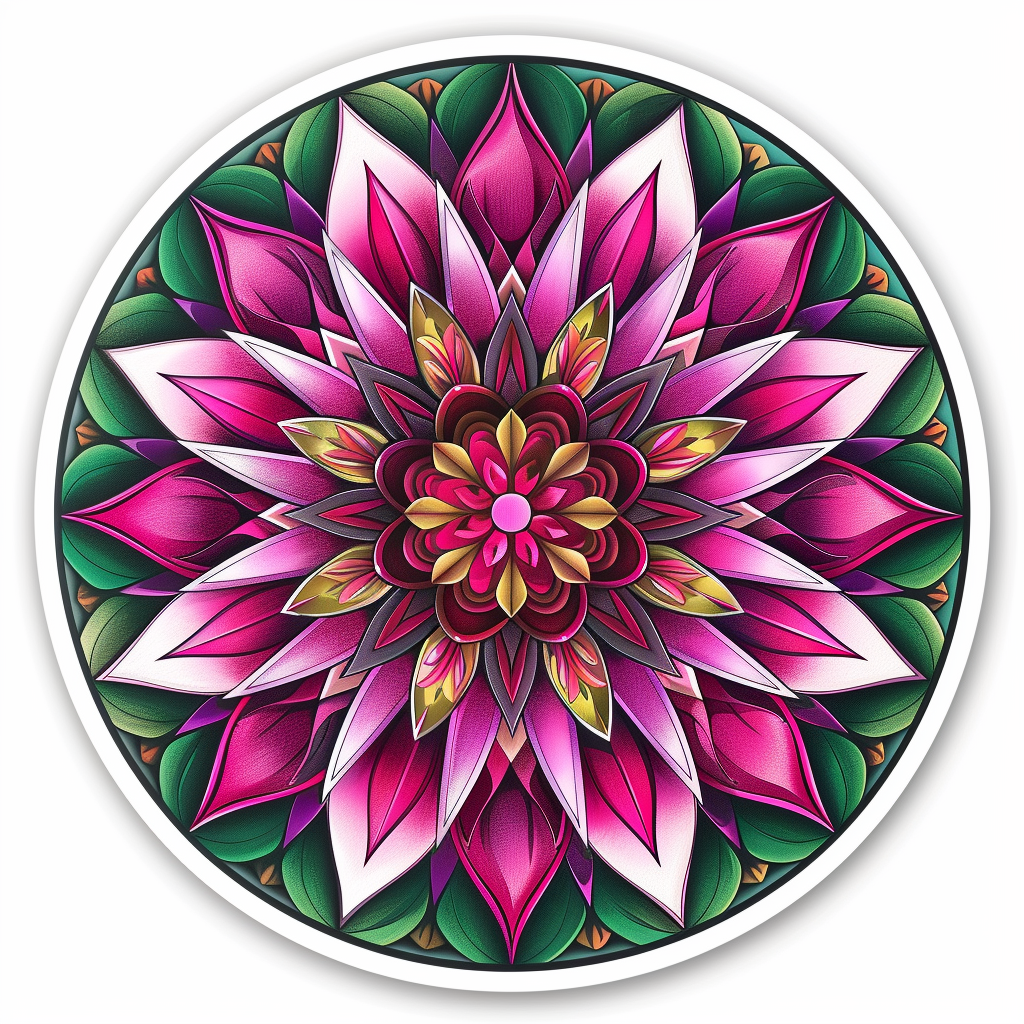 Mandala Vinyl Decal Sticker for Car, Laptop, Tumbler and more # F08090