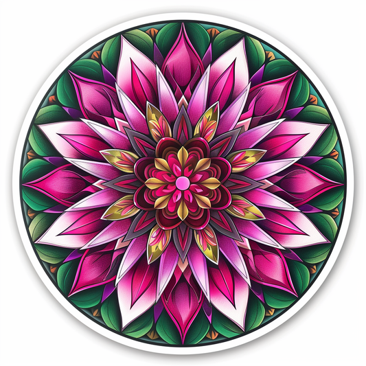 Mandala Vinyl Decal Sticker for Car, Laptop, Tumbler and more # F08090