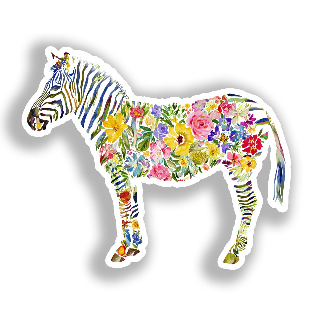 Zebra   Vinyl Decal Sticker for Car, Laptop, Tumbler and more # A018399-4" x 4"