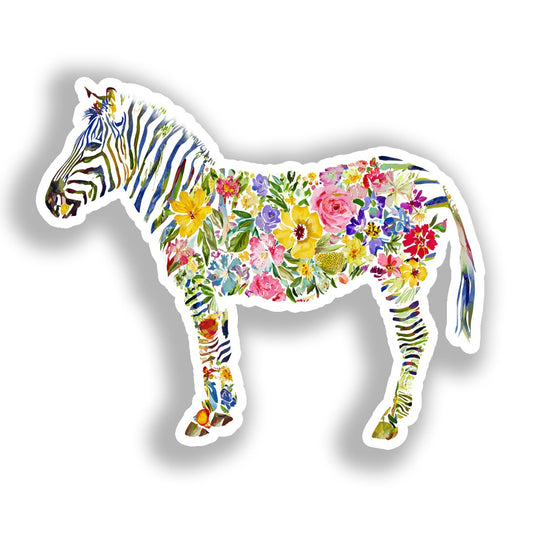 Zebra   Vinyl Decal Sticker for Car, Laptop, Tumbler and more # A018399-4" x 4"