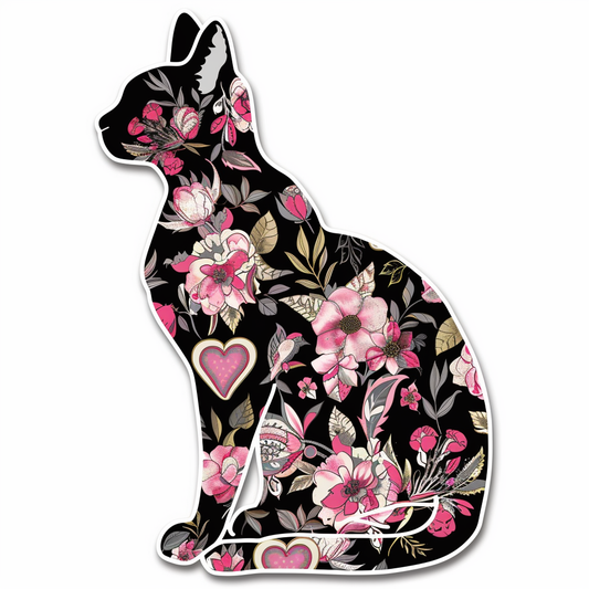 Adorable Cornish Rex Cat Expressive surreal Vinyl Decal Sticker for Car, Laptop, Tumbler and more # F021551-4" x 4"