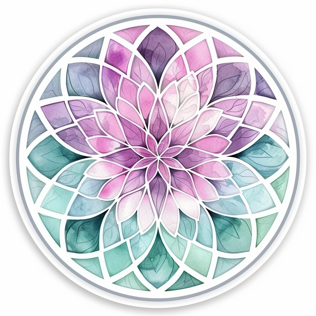 Mandala Vinyl Decal Sticker for Car, Laptop, Tumbler and more # F08118