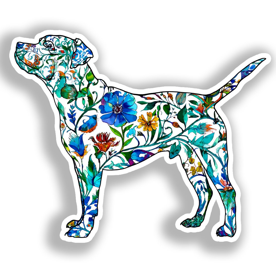 Bull Terrier Dog Vinyl Decal Sticker for Car, Laptop, Tumbler and more # A019153-4" x 4"