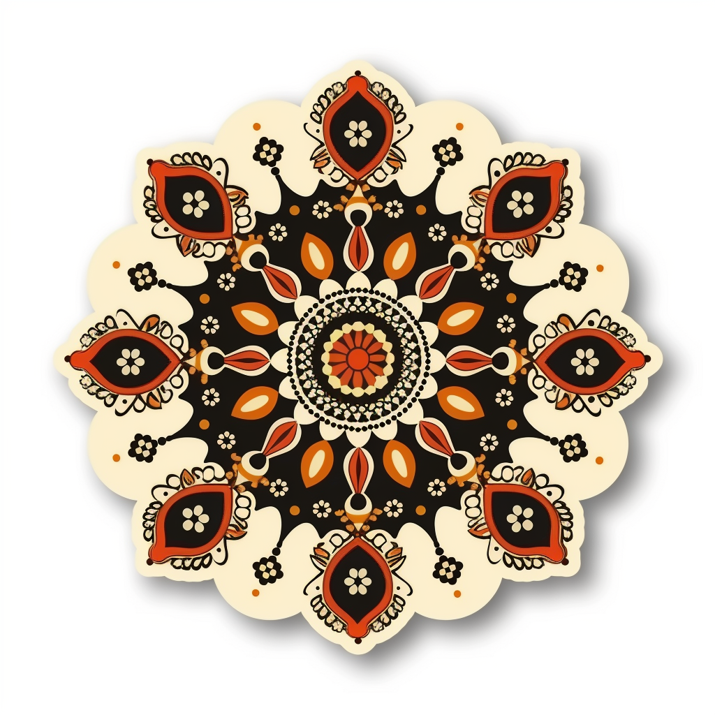 Mandala Vinyl Decal Sticker for Car, Laptop, Tumbler and more # F08263