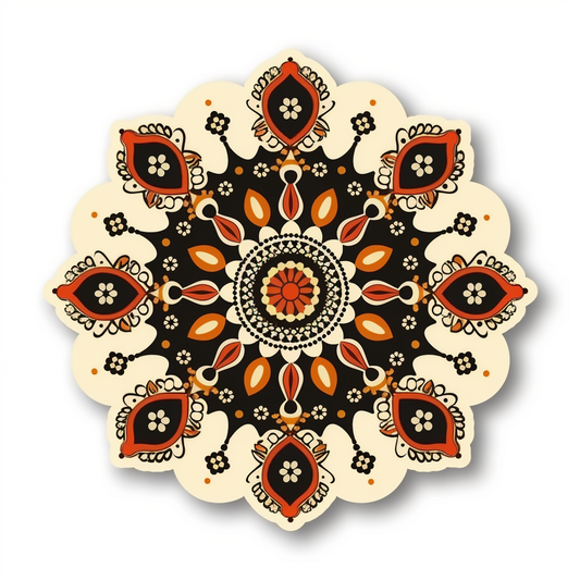 Mandala Vinyl Decal Sticker for Car, Laptop, Tumbler and more # F08263